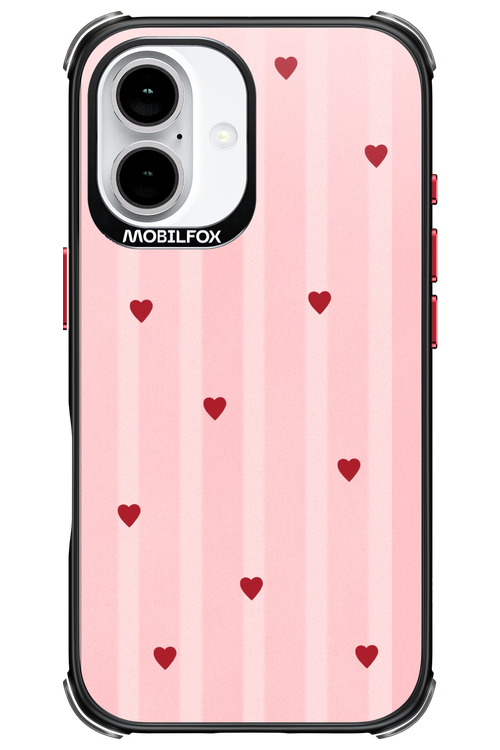 Red Little Hearts 2.0 - Apple iPhone 16