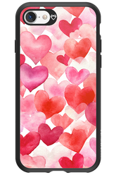 Water Painted Heart 2.0 - Apple iPhone SE 2020