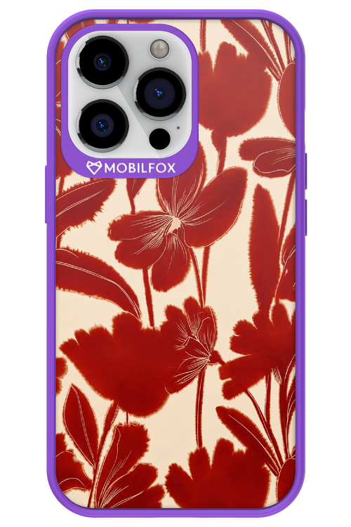 Burgundy Flowers 2.0 - Apple iPhone 13 Pro
