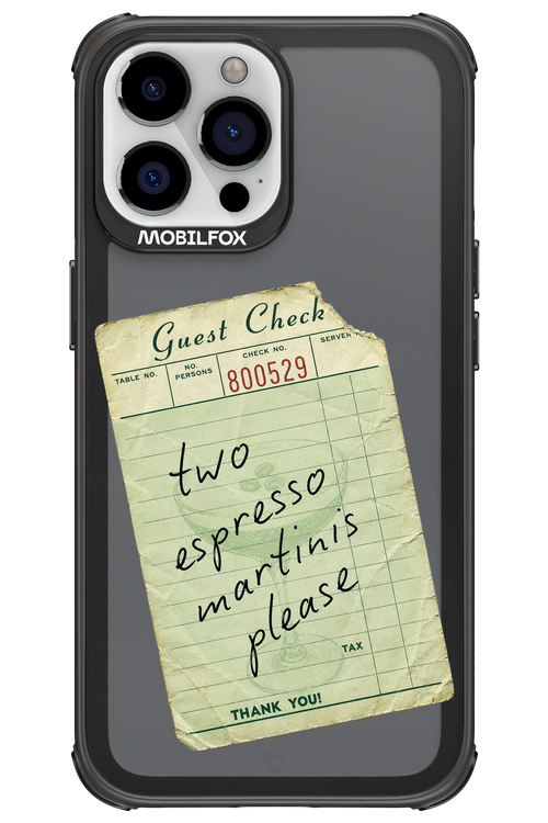 Espresso Martini 2.0 - Apple iPhone 13 Pro Max