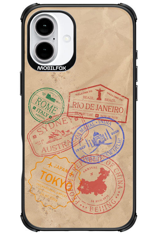 Travel Stamps 2.0 - Apple iPhone 16 Plus