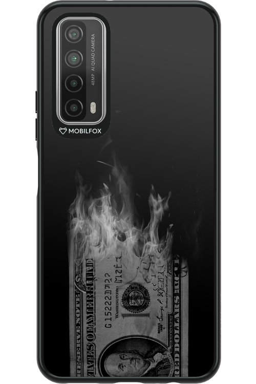 Money Burn B&W - Huawei P Smart 2021