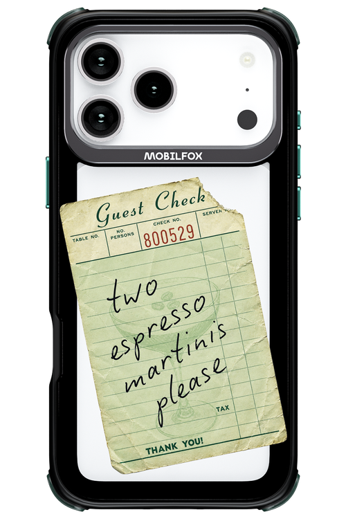 Espresso Martini 2.0 - Apple iPhone 17 Pro Max