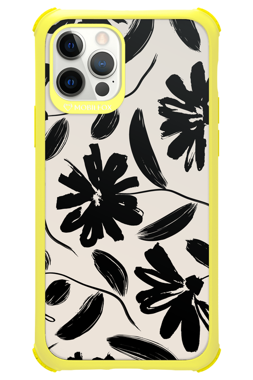 Monochrome Flowerss 2.0 - Apple iPhone 12 Pro