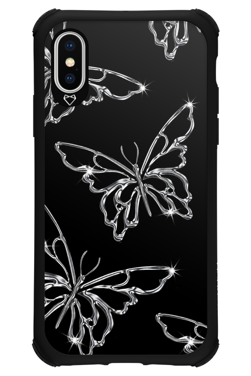 Silver Butterfly 2.0 - Apple iPhone X