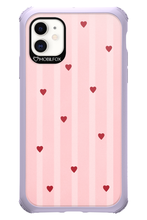 Red Little Hearts 2.0 - Apple iPhone 11