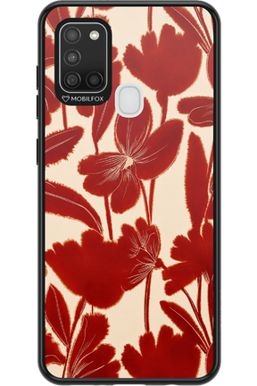 Burgundy Flowers 2.0 - Samsung Galaxy A21 S