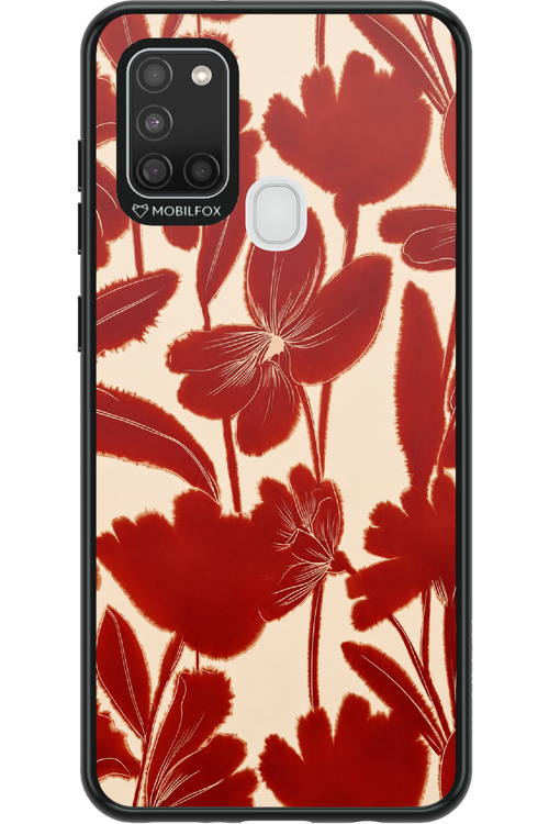 Burgundy Flowers 2.0 - Samsung Galaxy A21 S