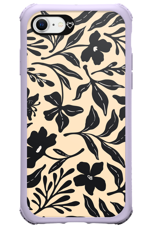 Black Flowers 2.0 - Apple iPhone SE 2022