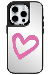 Pink Heart Mirror 2.0 - Apple iPhone 15 Pro