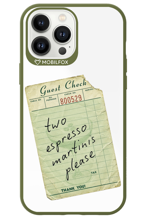Espresso Martini 2.0 - Apple iPhone 13 Pro Max