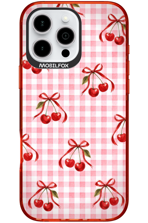 Pink Cherry Checked 2.0 - Apple iPhone 16 Pro Max