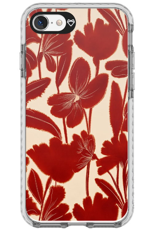 Burgundy Flowers 2.0 - Apple iPhone SE 2022