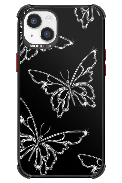 Silver Butterfly 2.0 - Apple iPhone 14 Plus