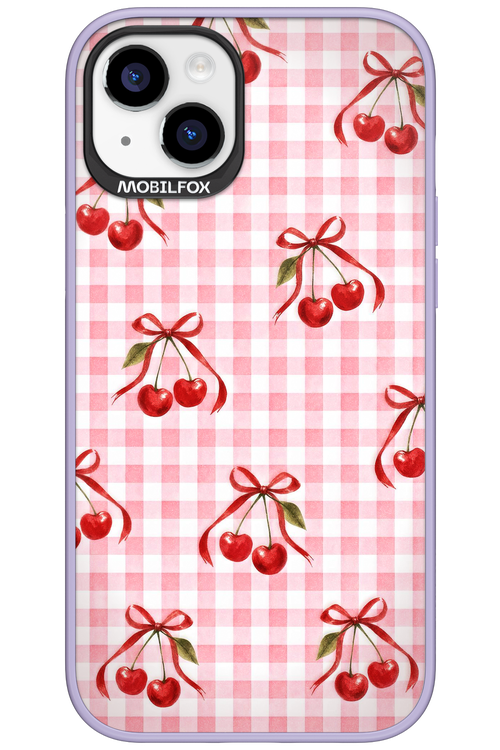 Pink Cherry Checked 2.0 - Apple iPhone 15 Plus