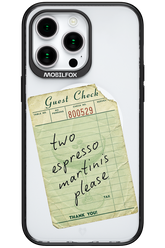 Espresso Martini 2.0 - Apple iPhone 15 Pro Max