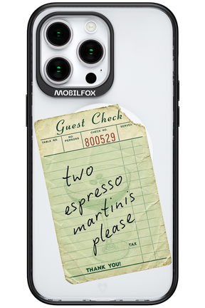 Espresso Martini 2.0 - Apple iPhone 15 Pro Max
