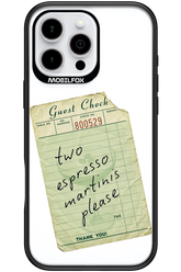 Espresso Martini 2.0 - Apple iPhone 16 Pro Max