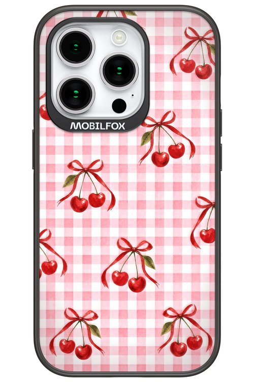 Pink Cherry Checked 2.0 - Apple iPhone 15 Pro
