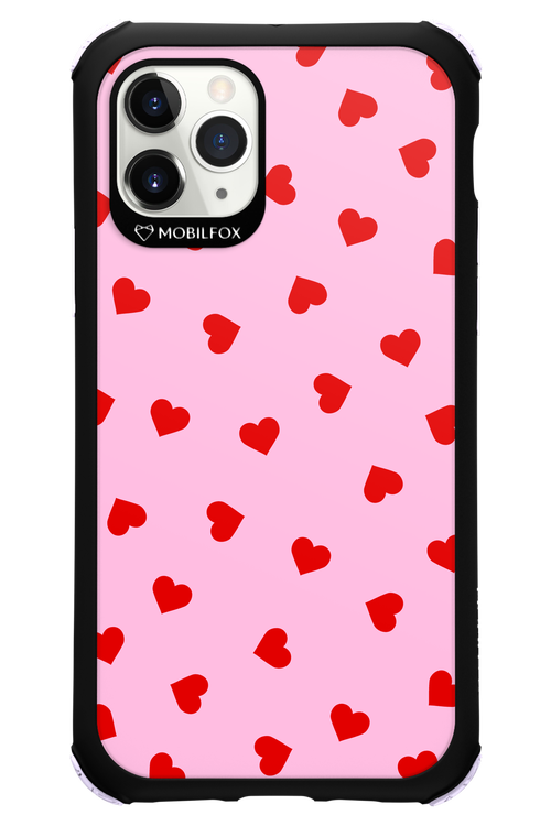 Sprinkle Heart Pink - Apple iPhone 11 Pro