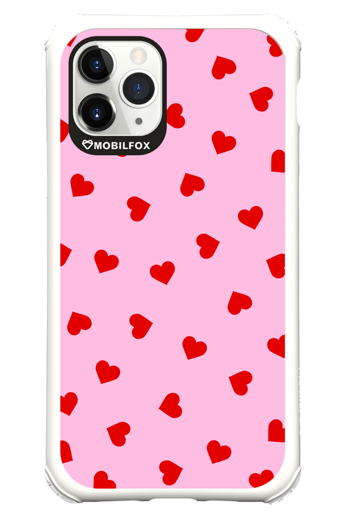 Sprinkle Heart Pink - Apple iPhone 11 Pro