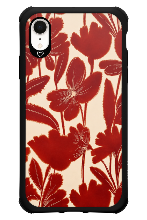 Burgundy Flowers 2.0 - Apple iPhone XR