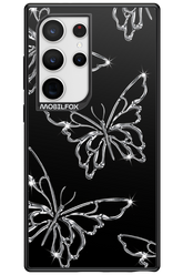 Silver Butterfly 2.0 - Samsung Galaxy S24 Ultra