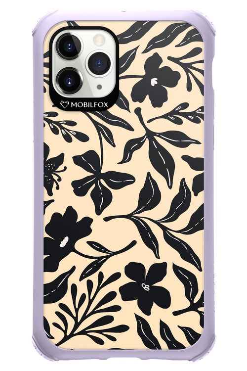 Black Flowers 2.0 - Apple iPhone 11 Pro