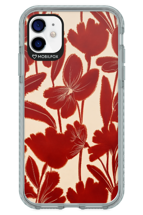 Burgundy Flowers 2.0 - Apple iPhone 11