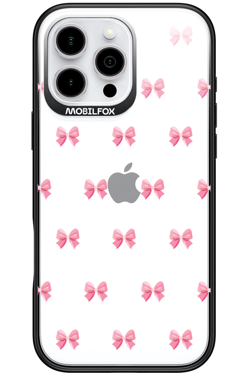 Pinky Bow - Apple iPhone 16 Pro Max