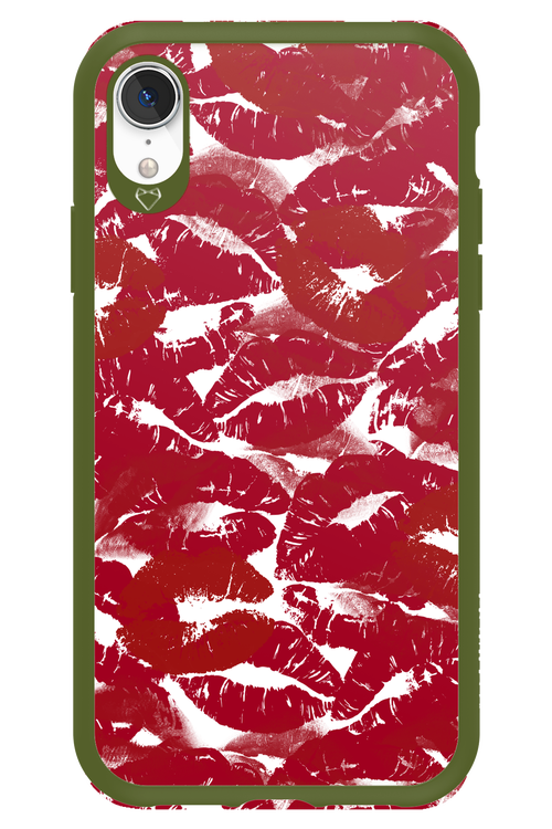 Burgundy and Kiss 2.0 - Apple iPhone XR