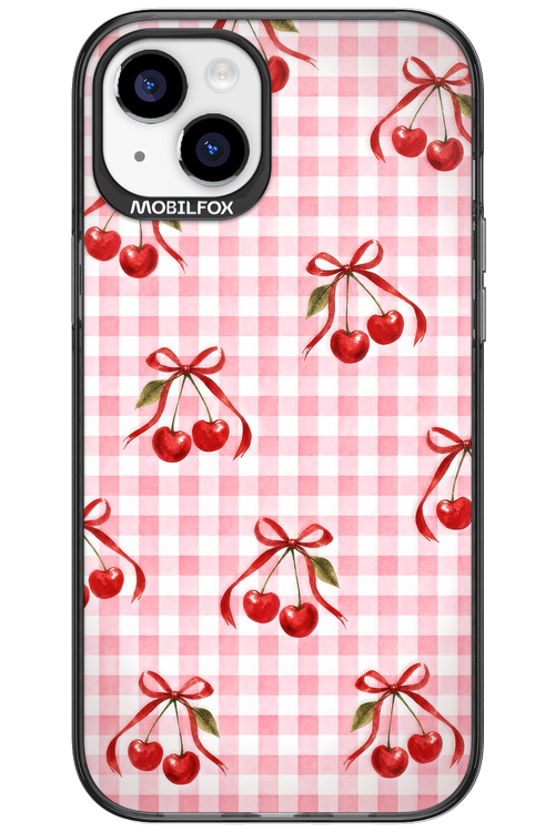 Pink Cherry Checked 2.0 - Apple iPhone 15 Plus