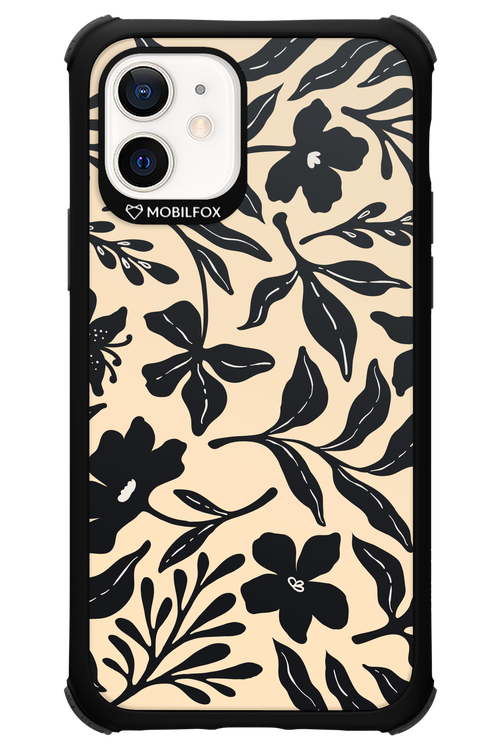 Black Flowers 2.0 - Apple iPhone 12