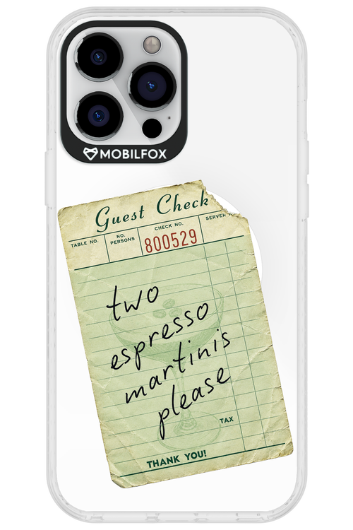 Espresso Martini 2.0 - Apple iPhone 13 Pro Max