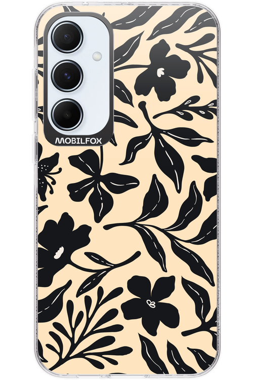 Black Flowers 2.0 - Samsung Galaxy A55