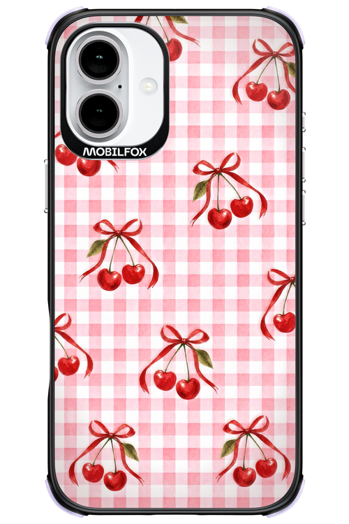 Pink Cherry Checked 2.0 - Apple iPhone 16 Plus