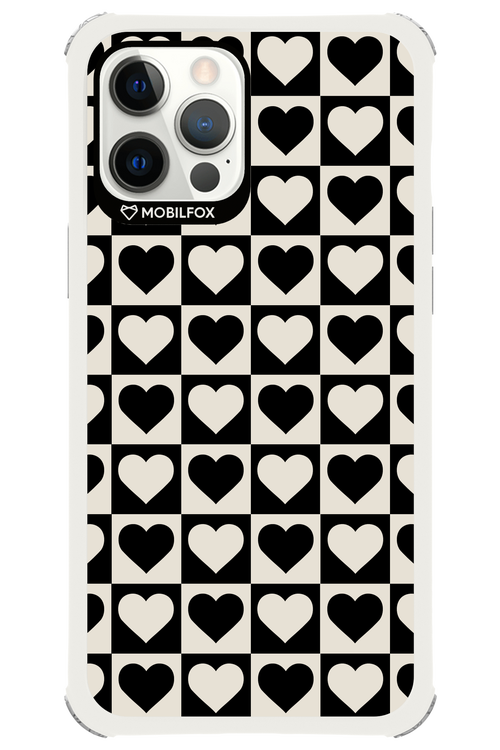 Checkered Heart - Apple iPhone 12 Pro Max