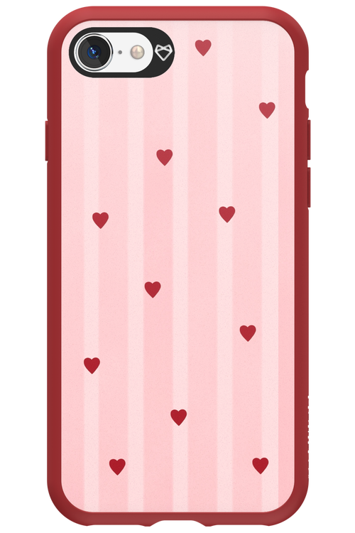 Red Little Hearts 2.0 - Apple iPhone SE 2020