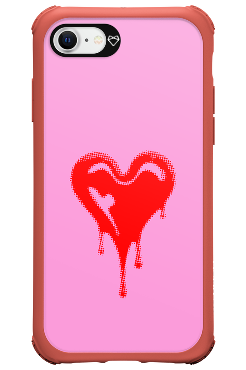 Heart Pink - Apple iPhone 8