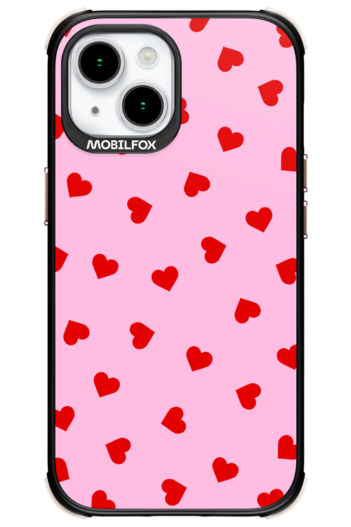 Sprinkle Heart Pink - Apple iPhone 15