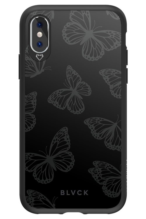 Black Butterflies - Apple iPhone XS