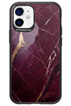 Burgundy Marble - Apple iPhone 12 Mini