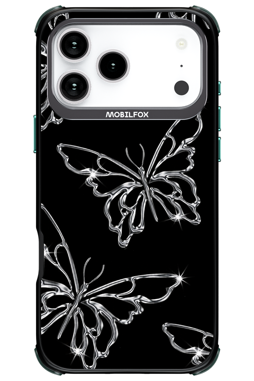 Silver Butterfly 2.0 - Apple iPhone 17 Pro Max