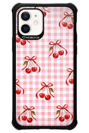 Pink Cherry Checked 2.0 - Apple iPhone 12