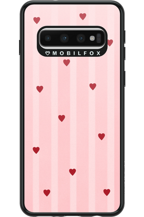 Red Little Hearts 2.0 - Samsung Galaxy S10