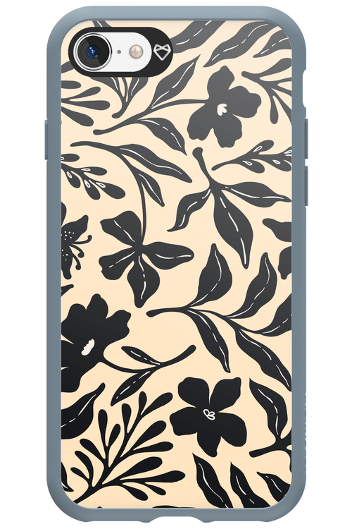 Black Flowers 2.0 - Apple iPhone SE 2022