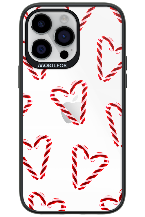 Candy Cane Hearts - Apple iPhone 14 Pro Max