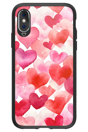 Water Painted Heart 2.0 - Apple iPhone X