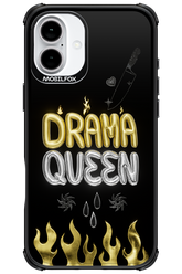 Drama Queen Black - Apple iPhone 16 Plus