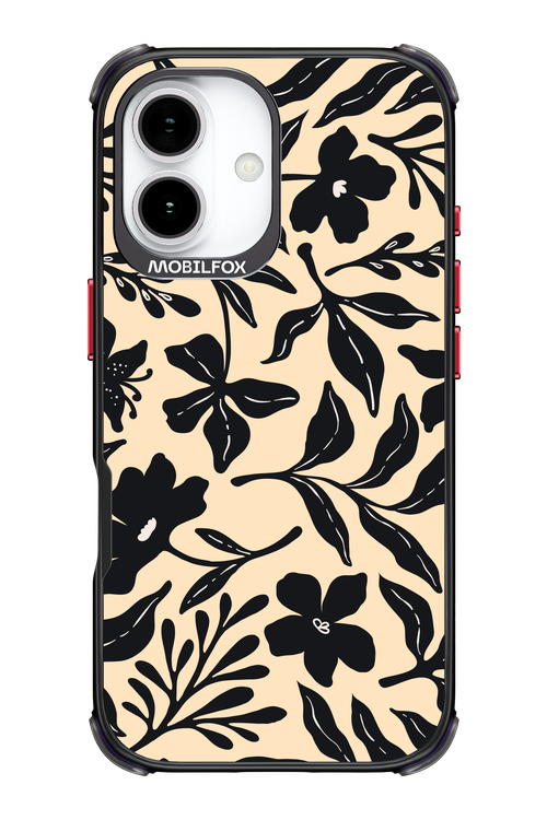 Black Flowers 2.0 - Apple iPhone 17